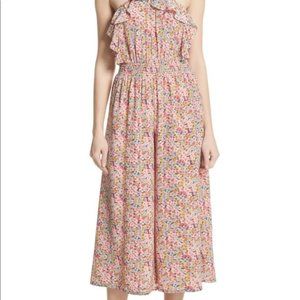 New Rebecca Taylor Margo Silk Floral Jumpsuit